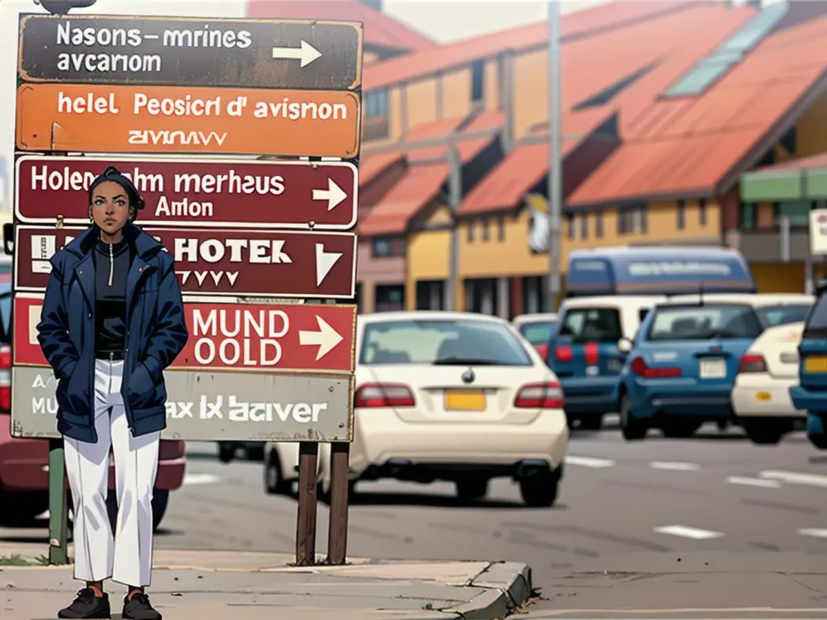 L'influenceuse Aminata Belli (32 ans) part à la recherche d'indices dans le documentaire de l'ARD...