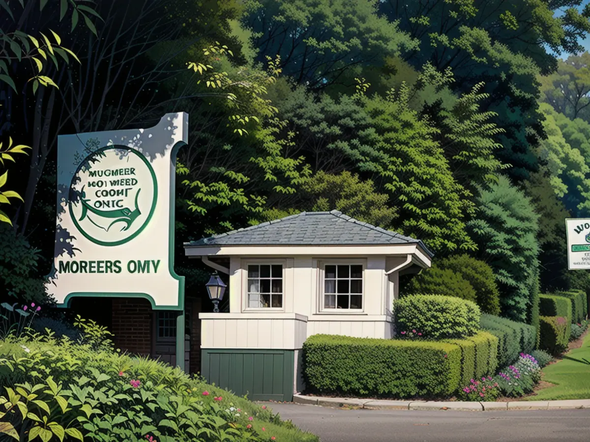 A view of a Members Only sign outside of Augusta National Golf Club prior to the 2024 Masters Tournament on April 7, in Augusta, Georgia.
