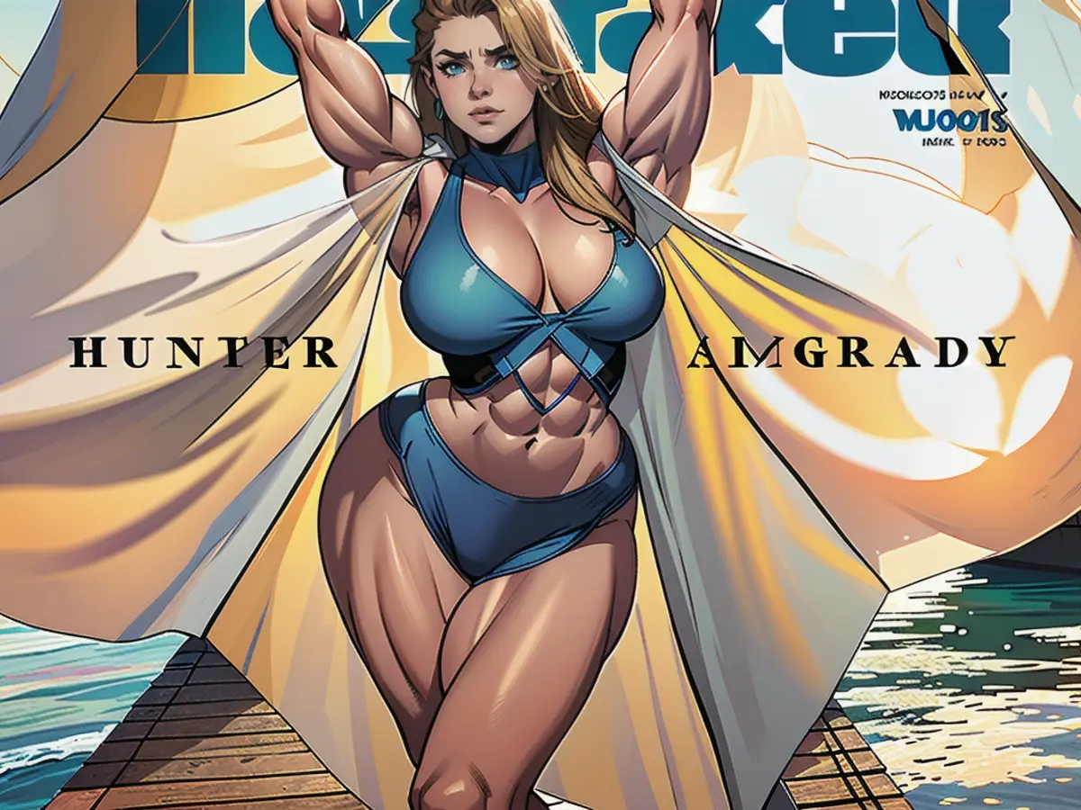 A total of 27 women are featured across the new covers. Pictured above, model Hunter McGrady.