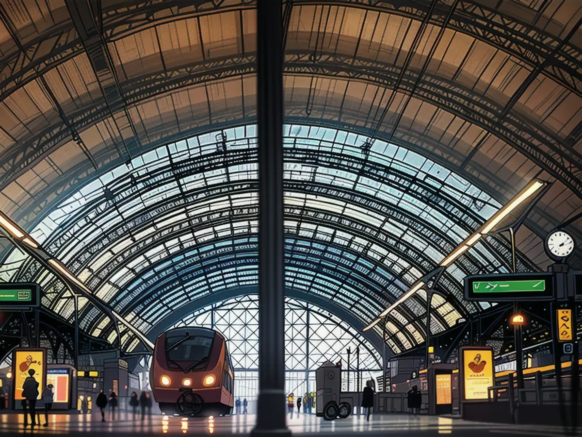 L'accident s'est produit à la gare centrale de Dresde (photo d'archive)