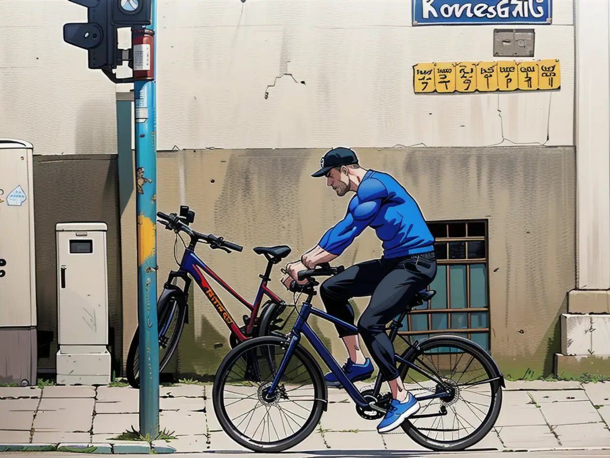 Après la fête, Thomas Tuchel a enfourché son vélo et s'en est allé