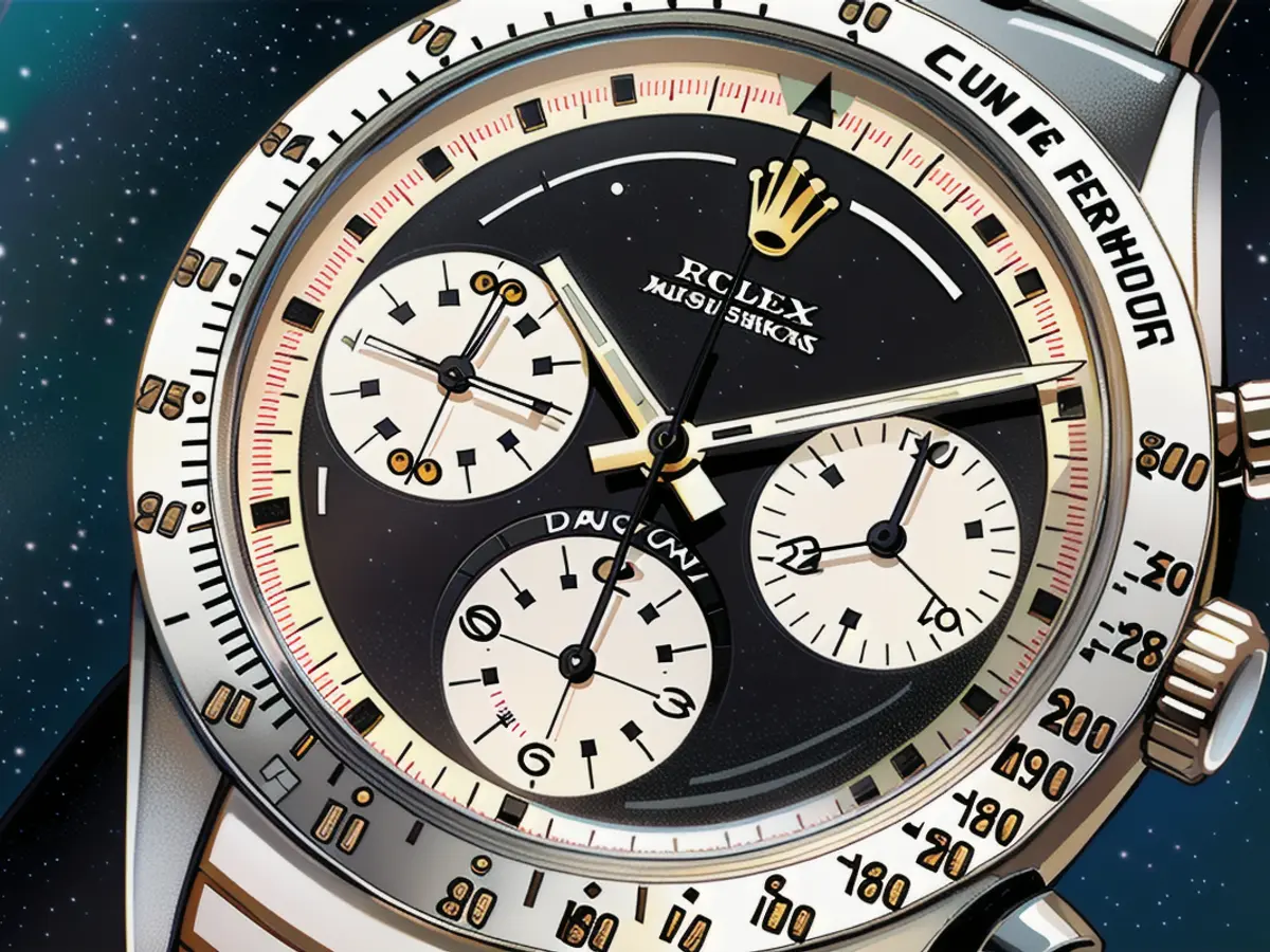 The Rolex Daytona watch was reportedly worn by late NASA astronaut Walter Cunningham in space.