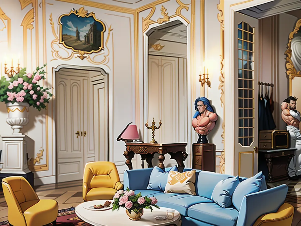 Live like a French royal: all rooms are lavishly decorated