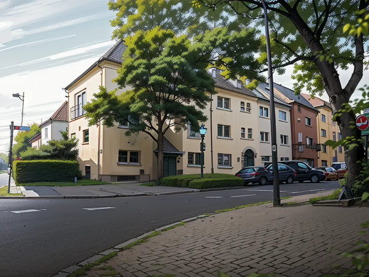 Devant cette maison de Dortmund, un agresseur a enfoncé la lame dans le corps du jeune Ukrainien.