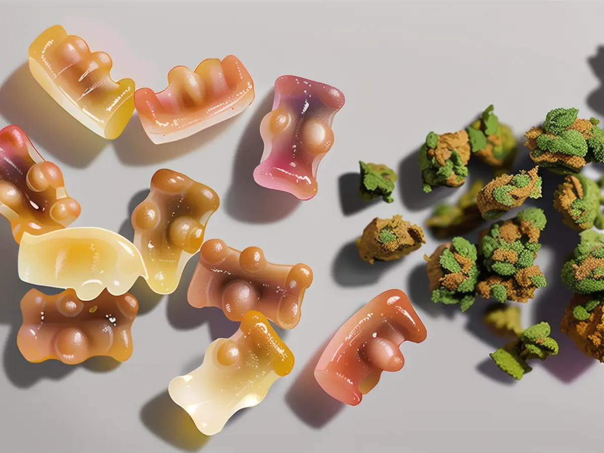 Gummibärchen sind eine Form von essbarem Cannabis.