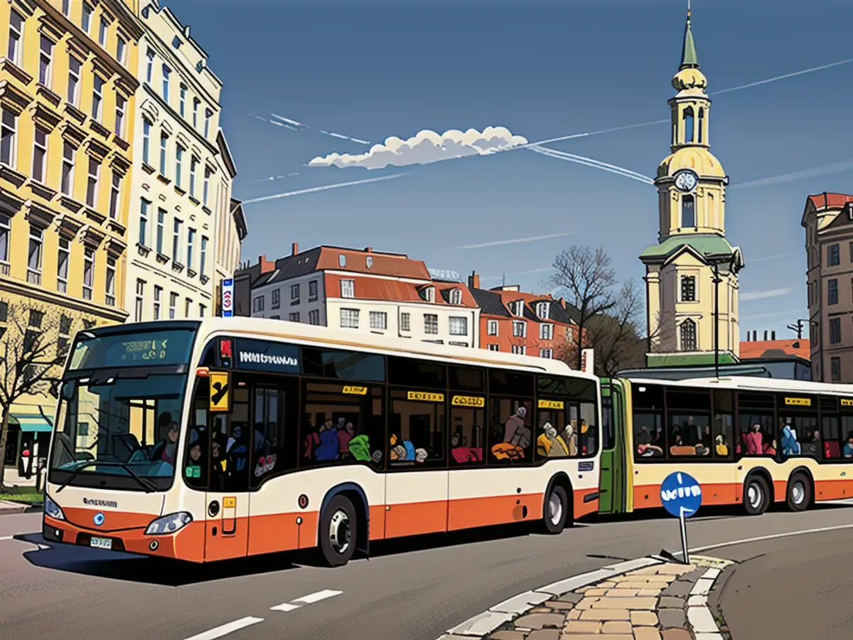 Les bus de Hambourg sont de moins en moins ponctuels (image d'archive)