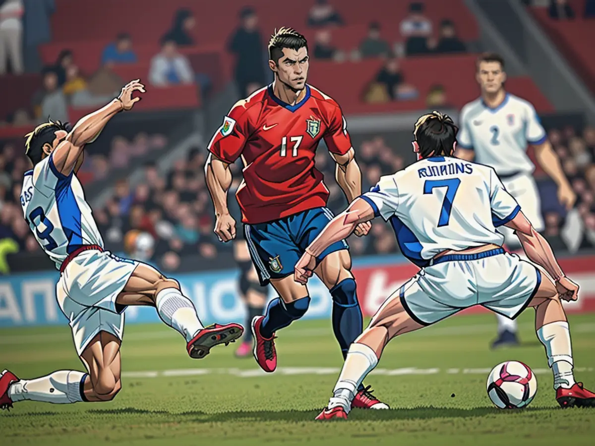 Ronaldo made his first tournament appearance for Portugal at Euro 2004.