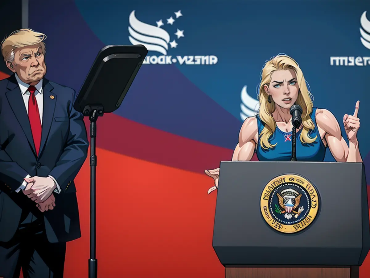 She is ideologically in line with him and loyal - according to media reports, this is what Trump likes about Harp. The two appeared on stage together for the first time in 2019.