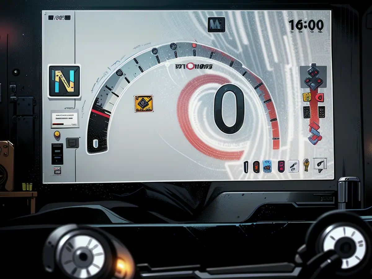 Das Display der Honda CB650R ist übersichtlich gestaltet.