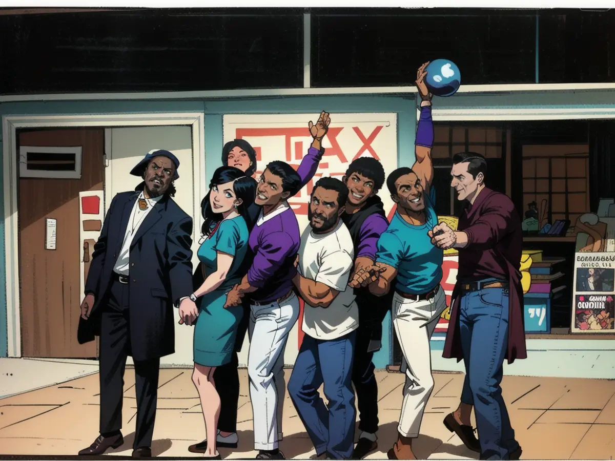 Booker T. Jones, Donald “Duck” Dunn, David Porter, Al Jackson Jr., Bonnie Bramlett, Delaney Bramlett, Isaac Hayes, and Steve Cropper in the documentary 