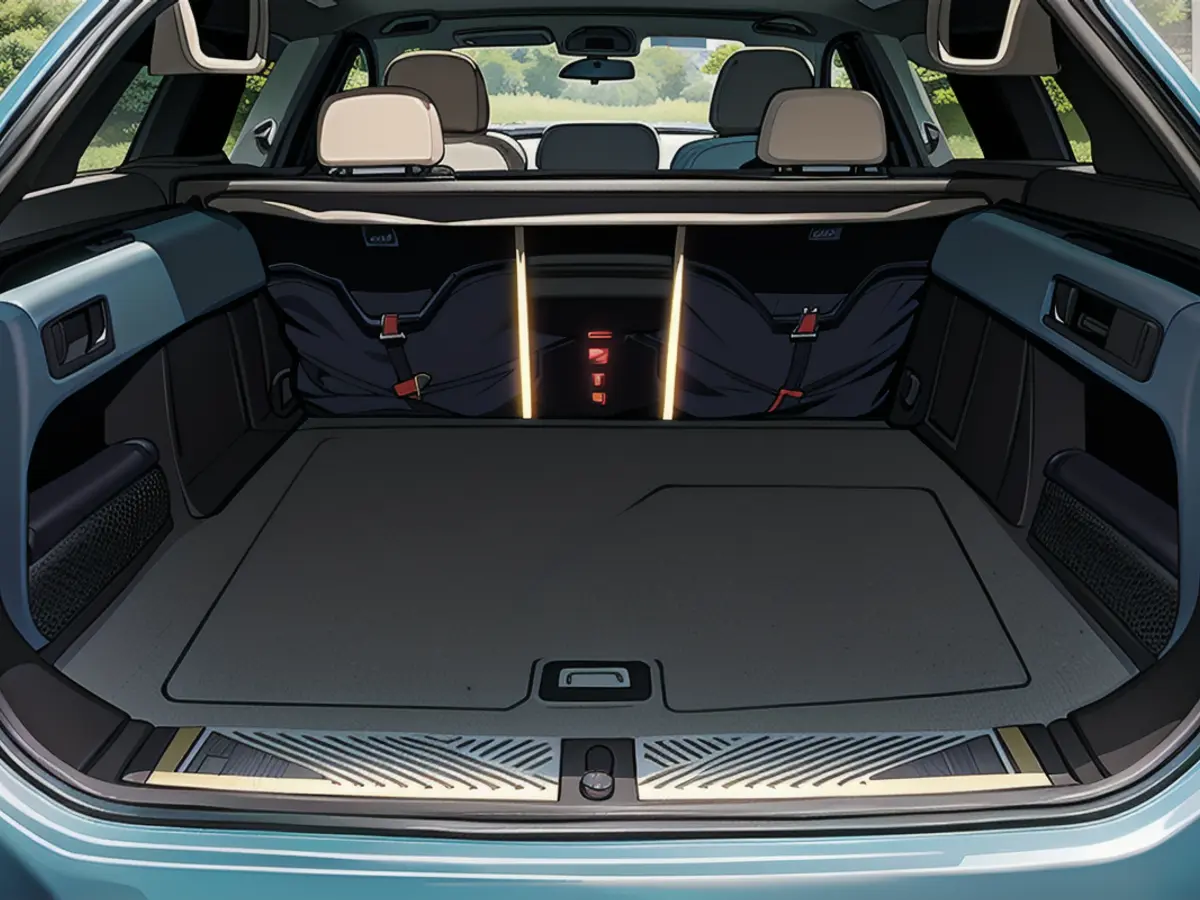 The luggage compartment of the large BMW estate can hold the equivalent of up to 1700 liters. That's decent, but the competition from Swabia can do more.