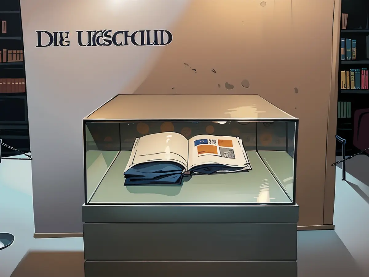 The original of the Basic Law is on display in the Bundestag Library.