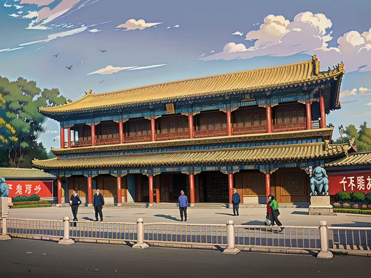 Zhongnanhai in Beijing, China on October 12, 2022.