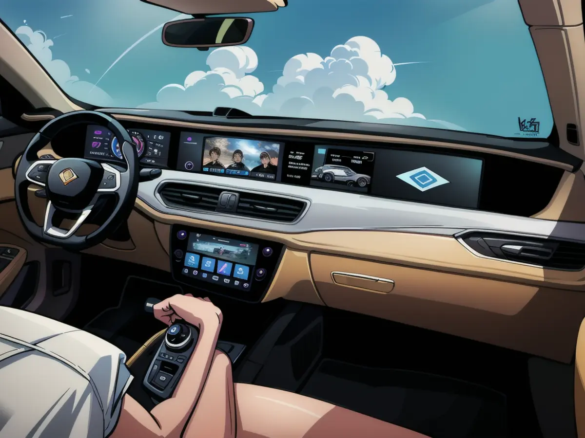 Autos der neuesten Generationen sorgen mit breiten Bildschirmen auch dafür, dass der Beifahrer davon profitiert.