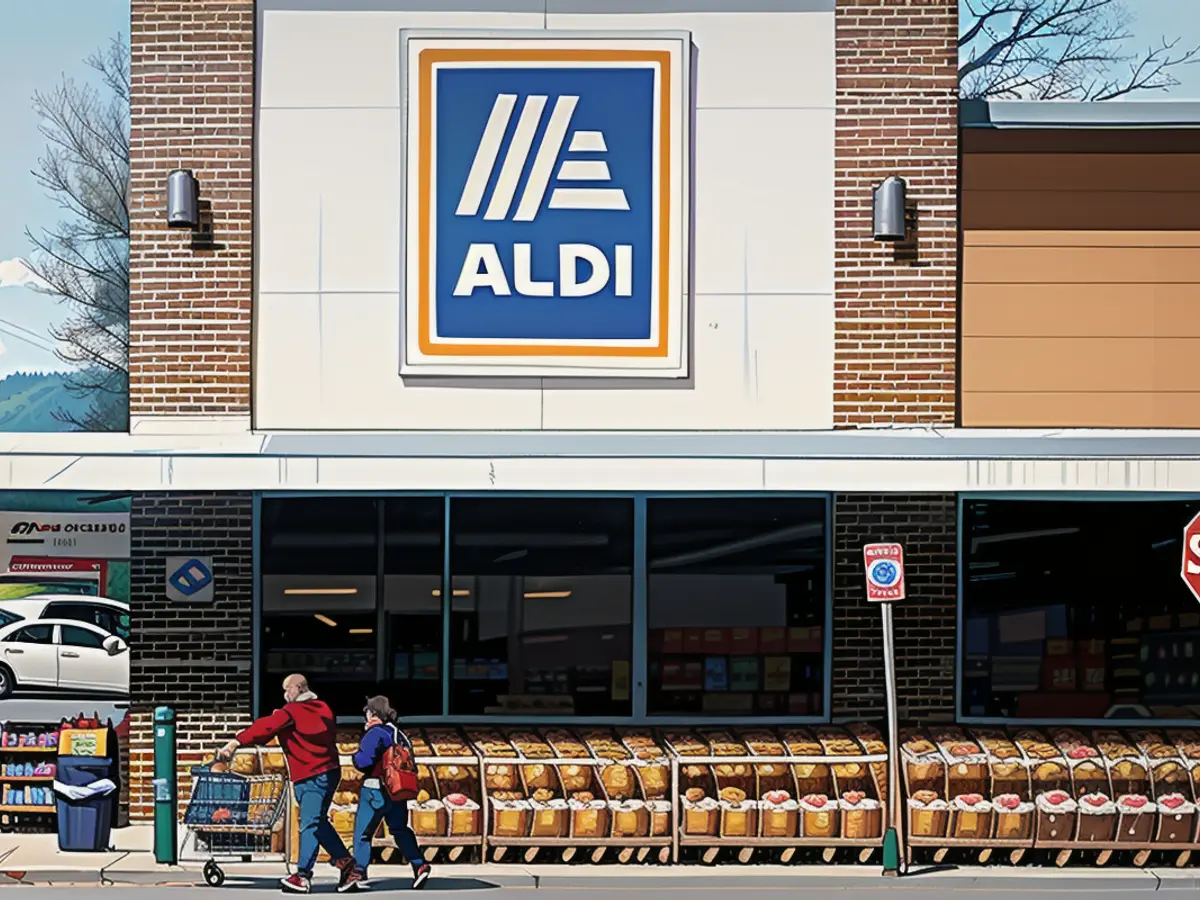 An Aldi store in Bensalem, Pennsylvania. The discounter is very popular in the USA and the company is planning to expand
