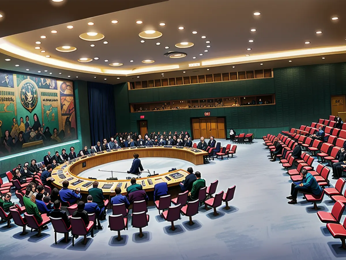 Der Saal des UN-Sicherheitsrates in New York