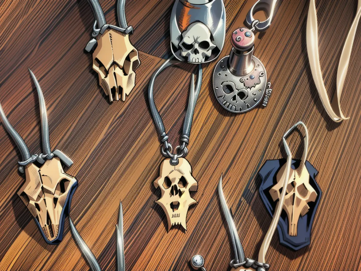 Animal skull art in all shapes and sizes: even earrings and necklace pendants are bought