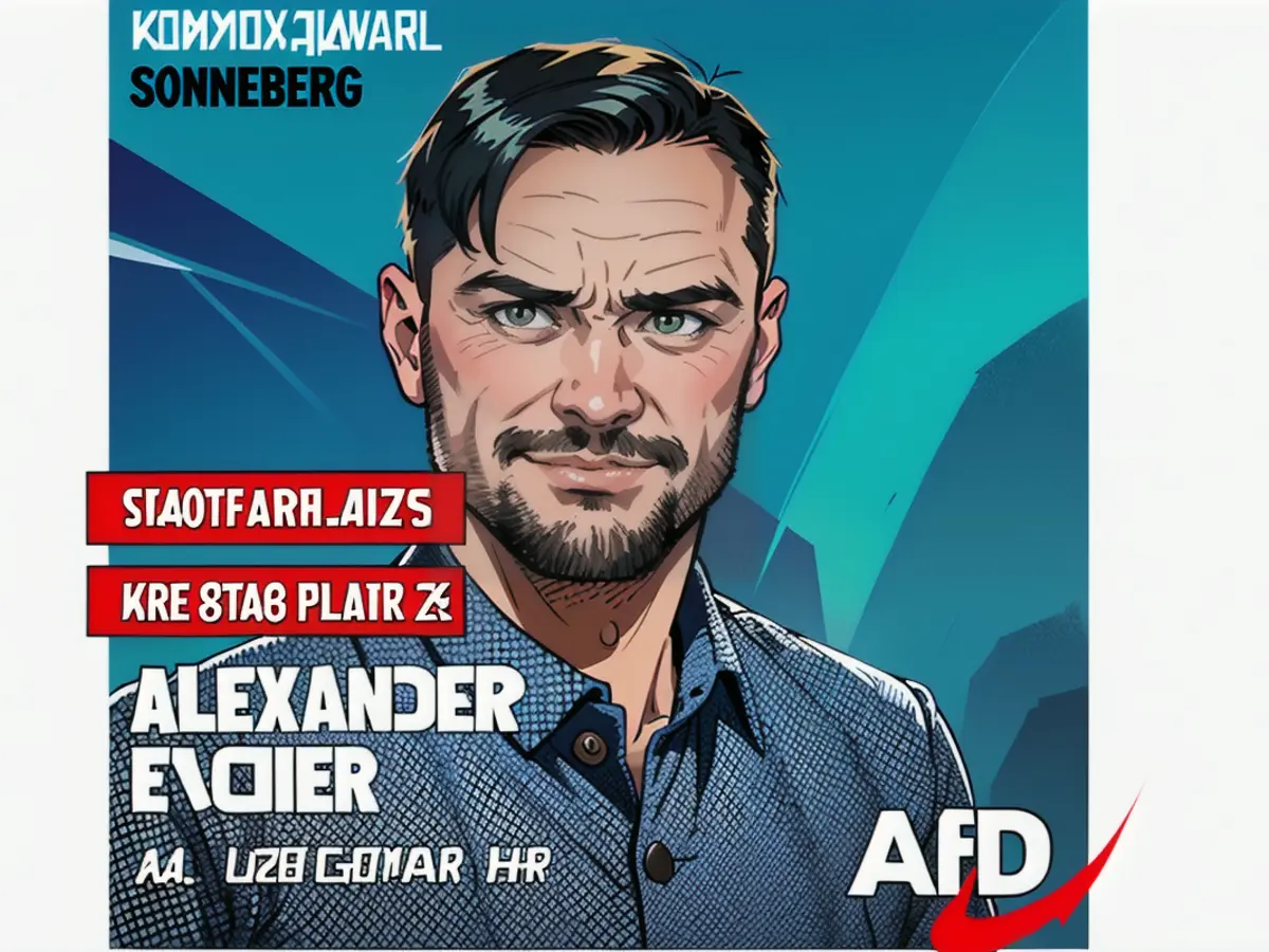 Voici comment la branche Sonneberg de l'AfD fait campagne pour le candidat présumé Alexander Escher