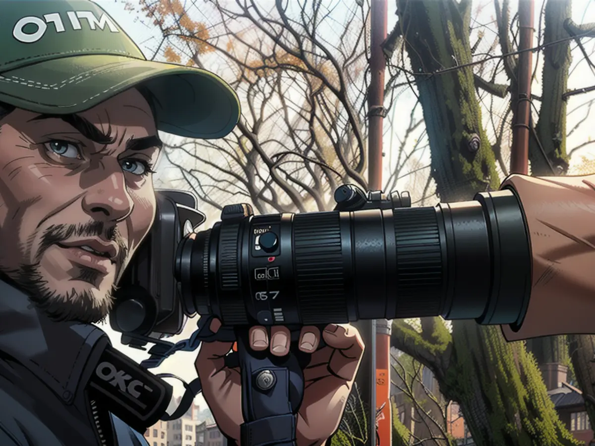 Since the knife attack, the amateur photographer prefers to spend his time alone in nature, observing and photographing birds