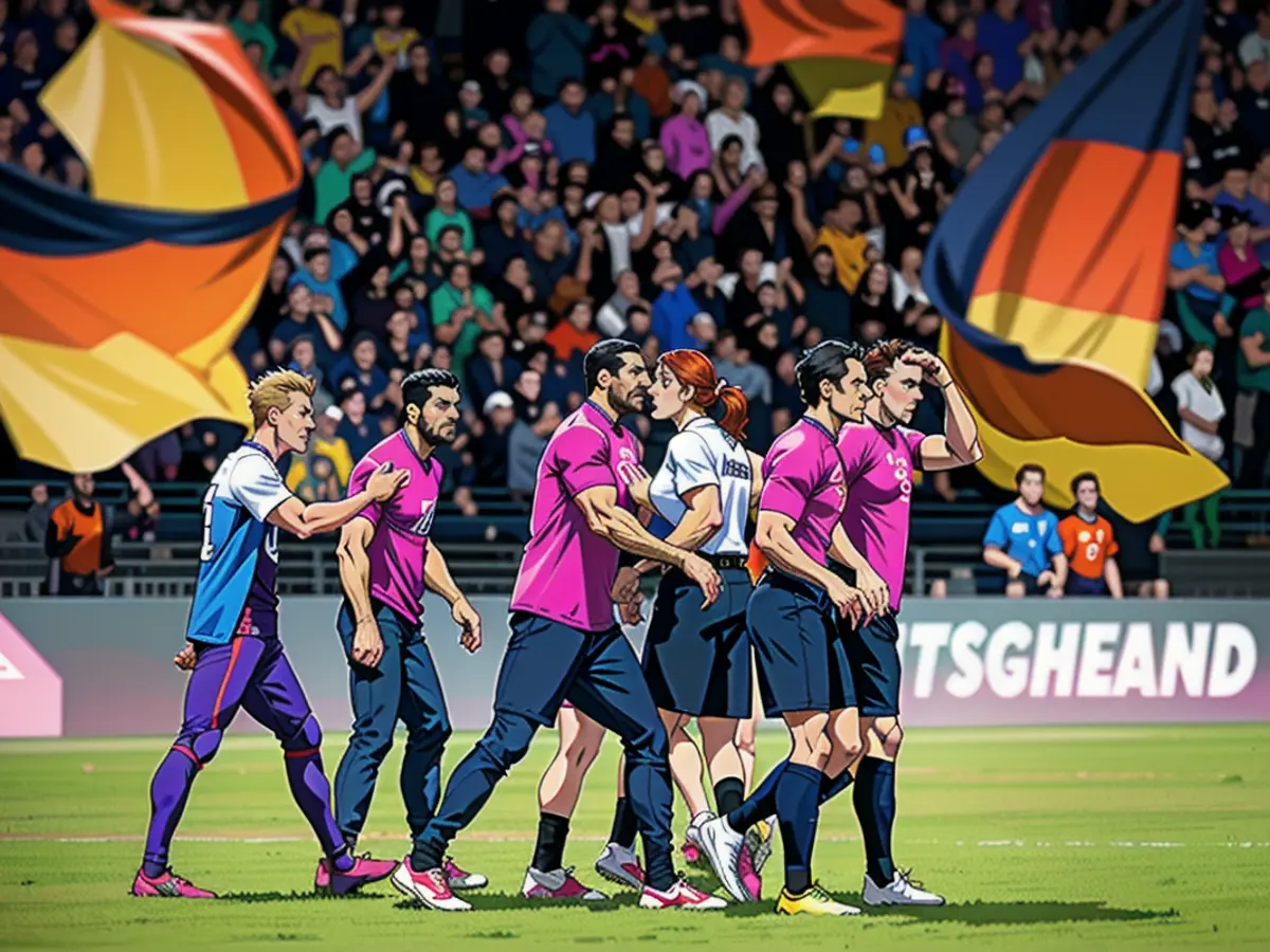 En mars, l'équipe de la DFB a porté le maillot rose pour la première fois, en s'imposant 2:1 contre...