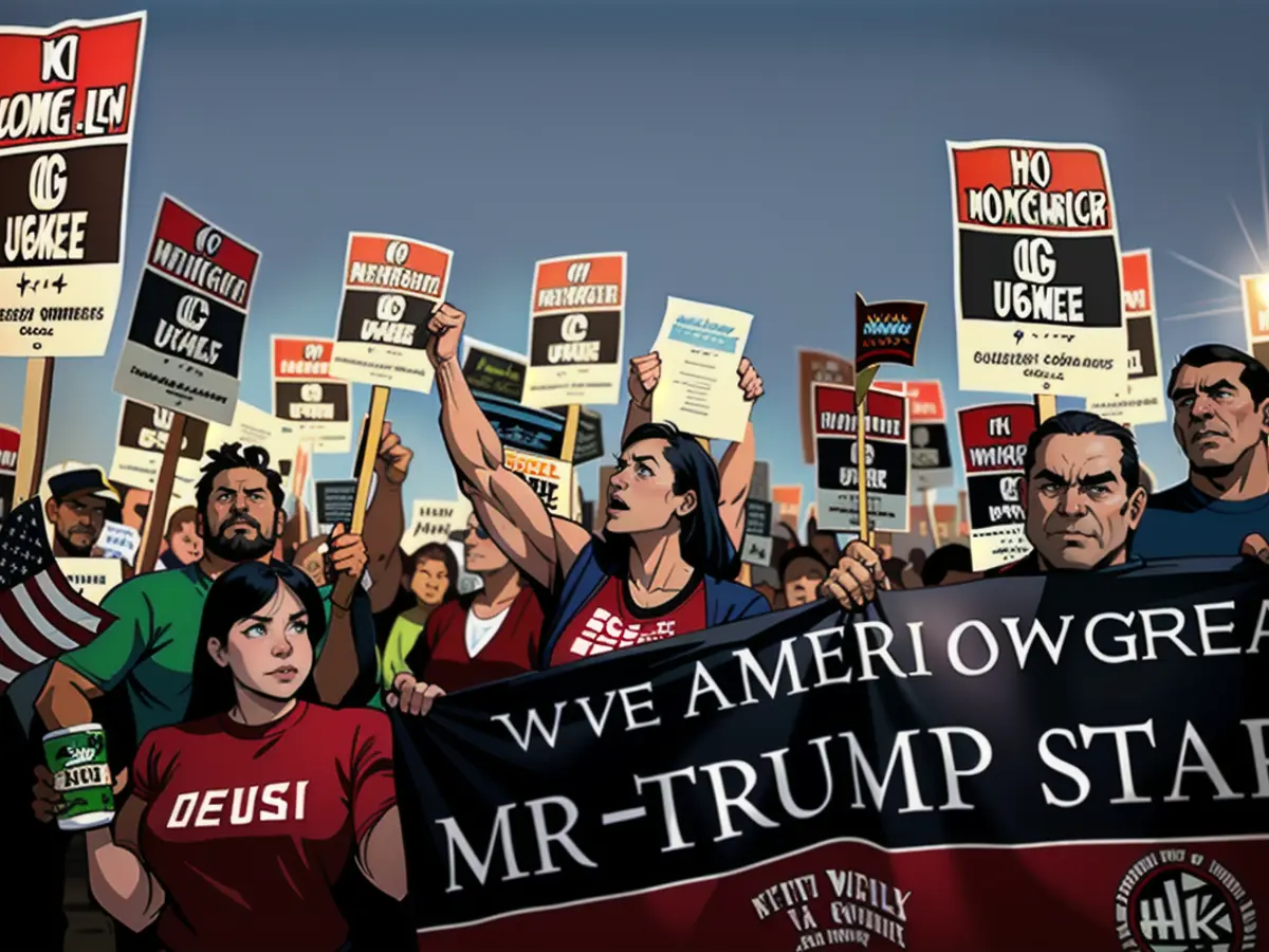 Culinary workers demonstrating: 