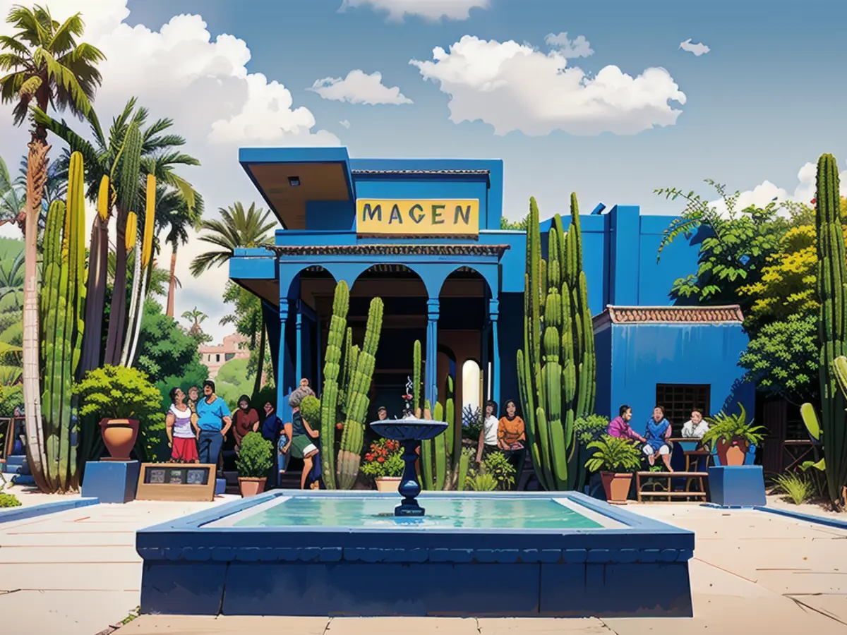 Eine der wichtigsten Sehenswürdigkeiten Marrakeschs, der Majorelle-Garten, hat eine queere Geschichte, obwohl Homosexualität in Marokko illegal ist.