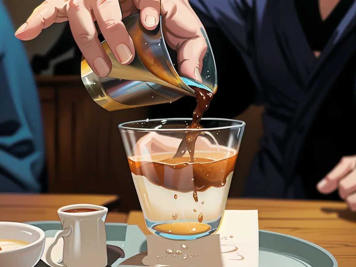 Starbucks Heißer Honig Affogato