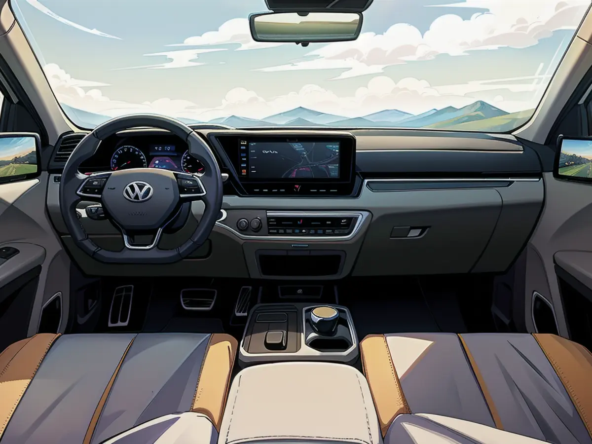 Im Gegensatz zum VW ID.7 hat der Hyundai Ioniq 5 auch physische Tasten in der Mittelkonsole. Die optionalen Kameras anstelle von Außenspiegeln können irritierend sein.