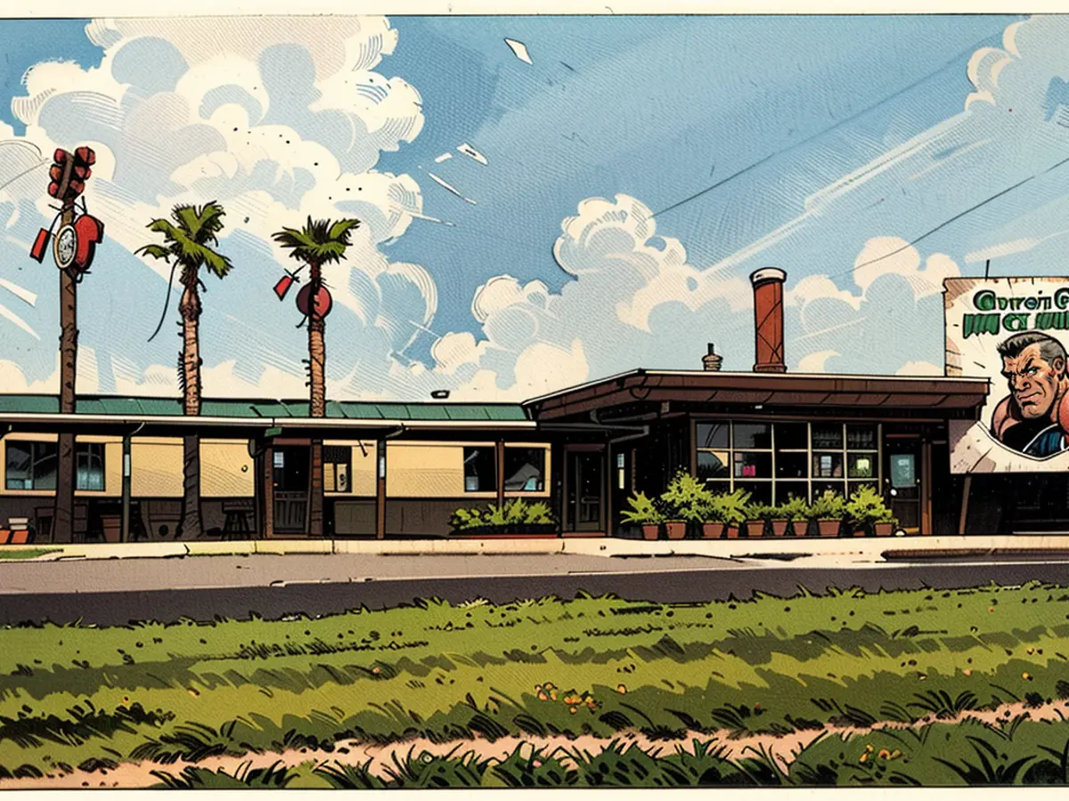 The Green Frog restaurant in Waycross, Georgia, in 1961.