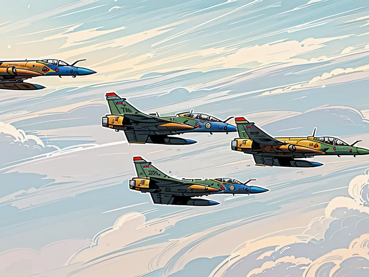 Mirage jets at a Greek parade last year