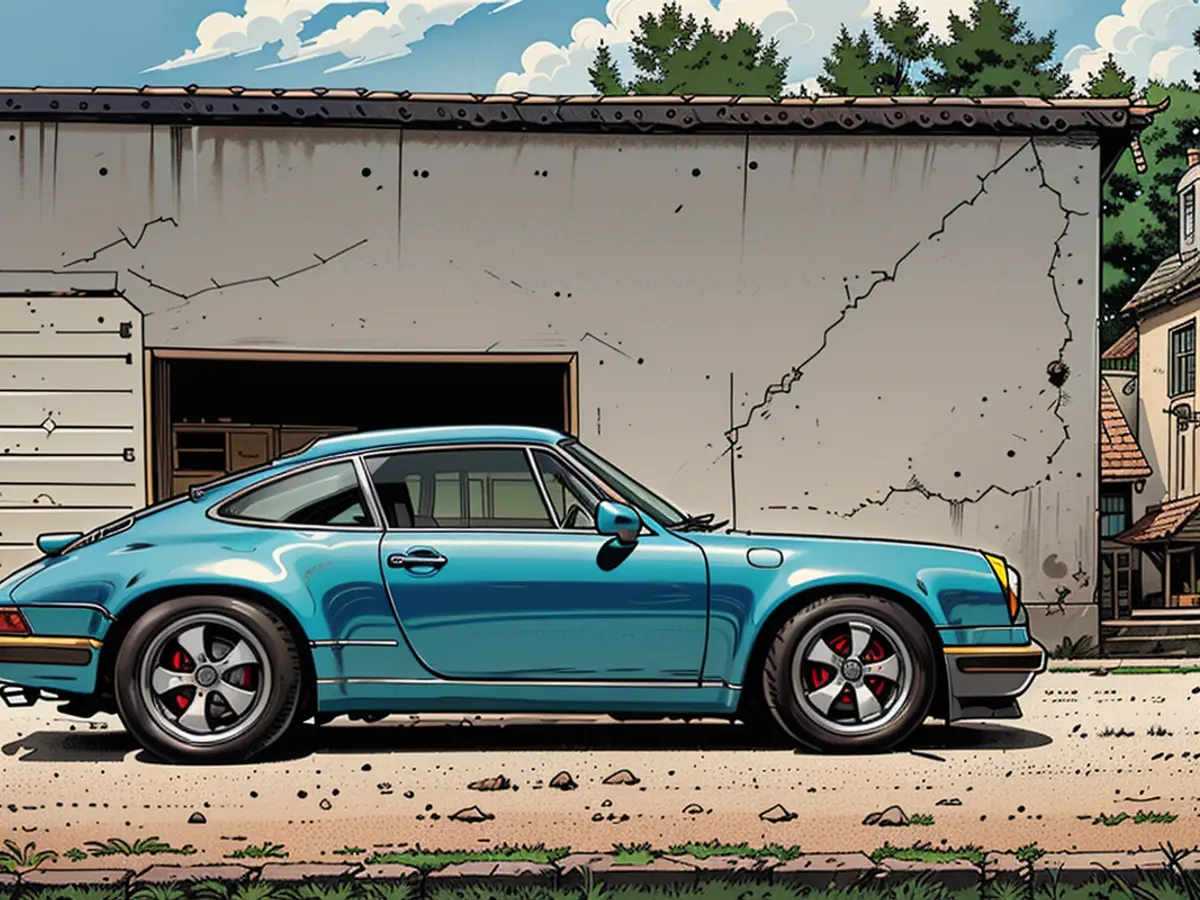 At just 4.25 meters, the old 911 is a very compact vehicle.