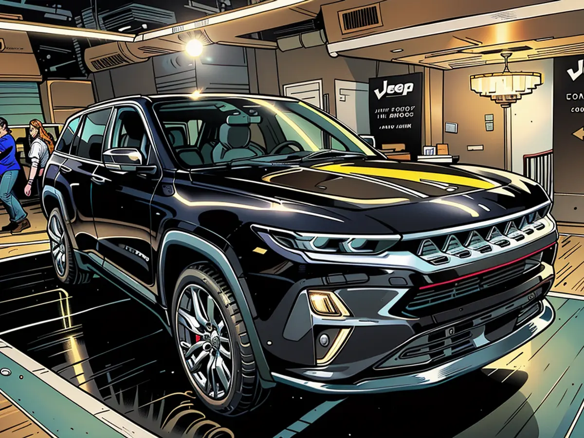 The new Jeep Wagnoneer S electric SUV will have no chrome.