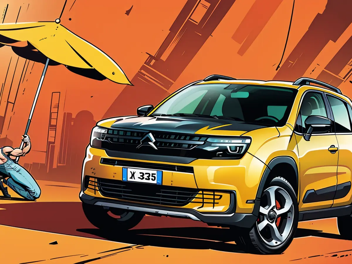 Compared to its technical brother, the Citroen C3, the Grande Panda offers a much more exciting design. Five seats make it the ideal family car for the city.