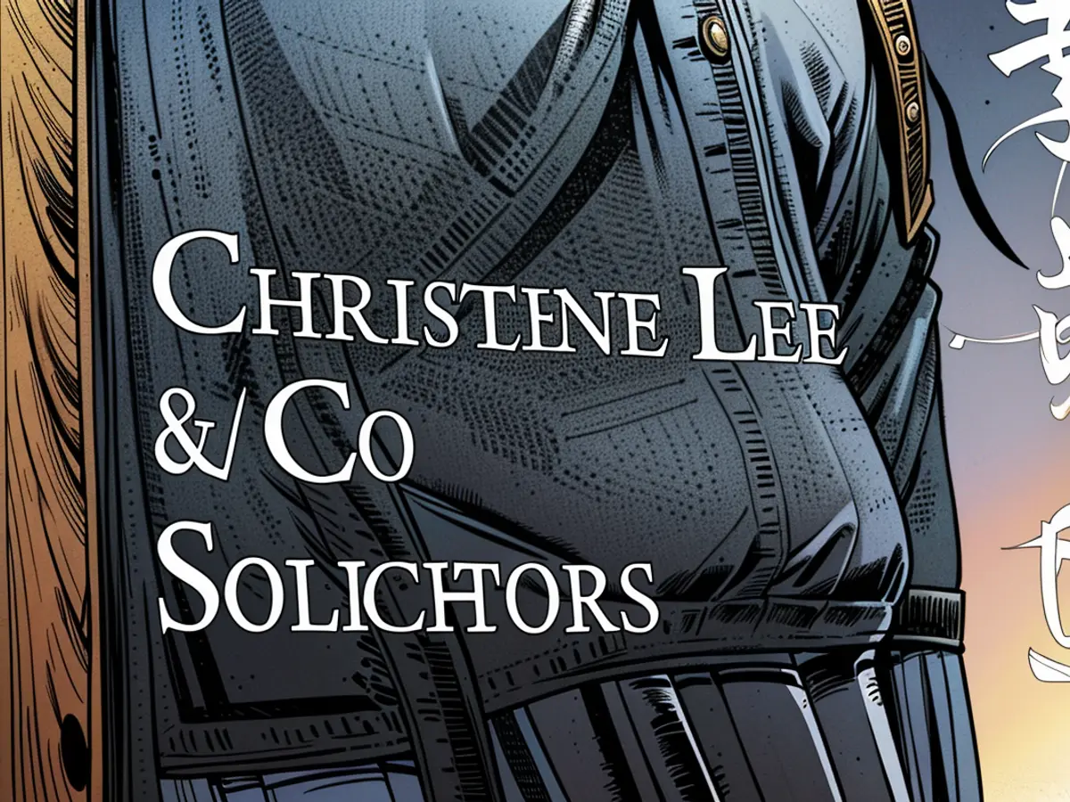 Le bureau de Christine Lee & So Solicitors sur Wardour Street, à Londres, le 13 janvier 2022.