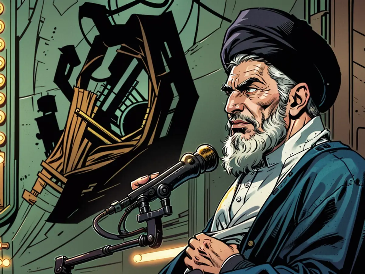 Il leader religioso Khamenei è l'uomo forte dell'Iran.