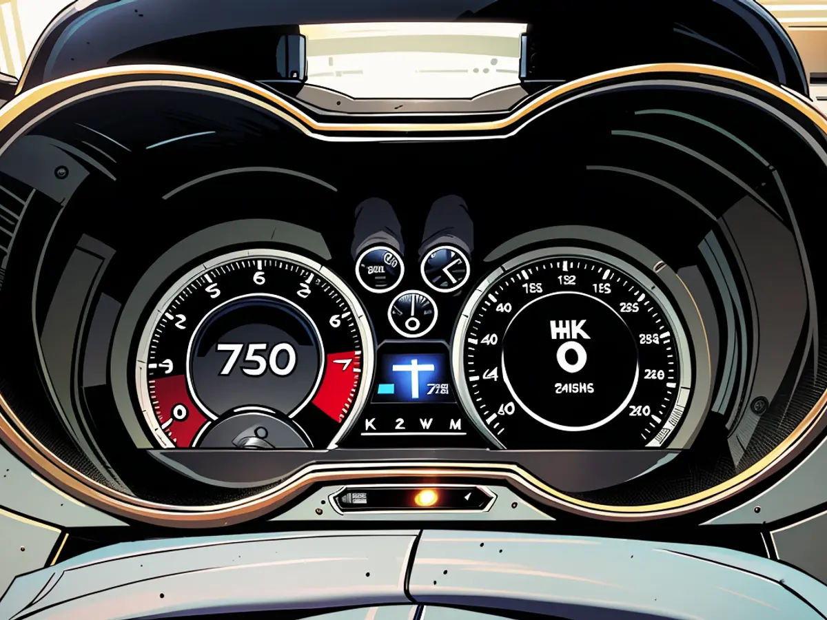 The retro-style instrument cluster consisting of a display surface looks cool.