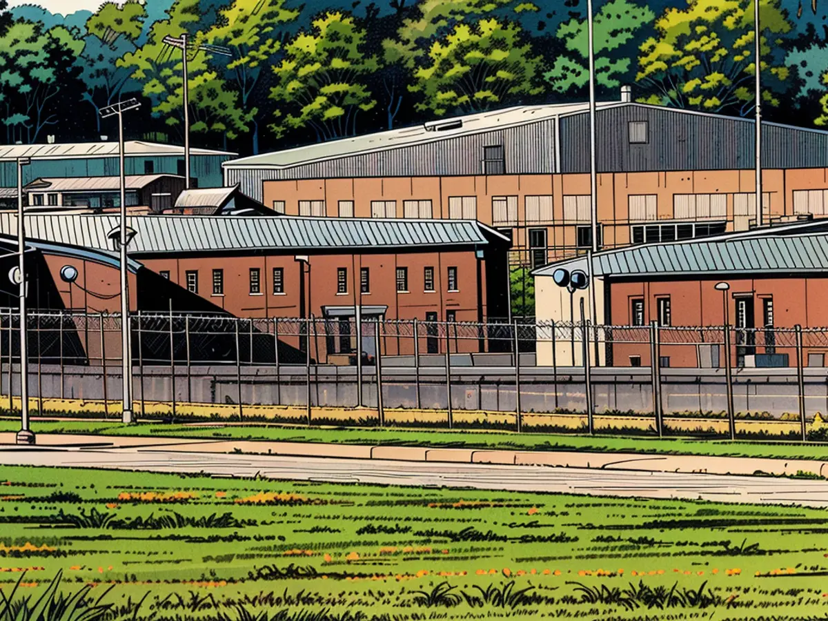 L'extérieur du Jefferson City Correctional Center est photographié à Jefferson City, dans le Missouri.