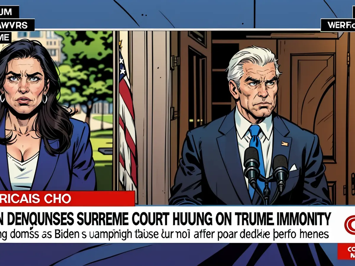 Der US-Präsident gibt sich nach dem Urteil des Obersten Gerichtshofs trotzig, während die Regierung versucht, sich mit seiner Leistung in der Debatte auseinanderzusetzen. Arlette Saenz von CNN berichtet.