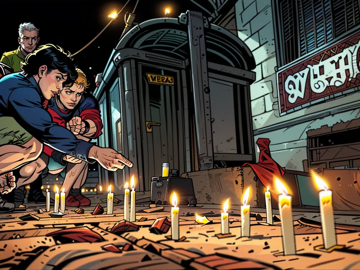 Women light candles during a vigil in front of the boarding house where two lesbians were killed in Buenos Aires on May 8, 2024. Women light candles during a vigil in front of the boarding house where two lesbians were killed in Buenos Aires on May 8, 2024.