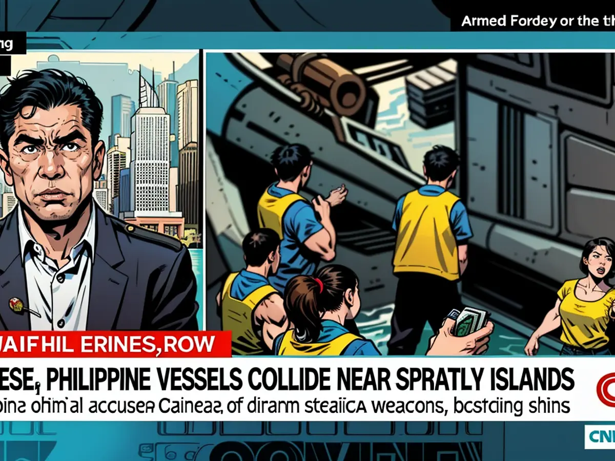 Filipino military personnel ‘fought with bare hands’ following collision with Chinese Coast Guard vessel. Manila has accused China of injuring Filipino personnel and damaging Philippine vessels during a South China Sea collision earlier this week. CNN's Ivan Watson reports that tensions have been simmering over territorial disputes in the resource-rich and strategically important waterway.