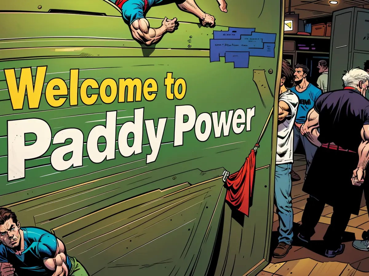 Un stand d'exposition de Paddy Power. La société de paris sportifs a fait l'objet d'une plainte...