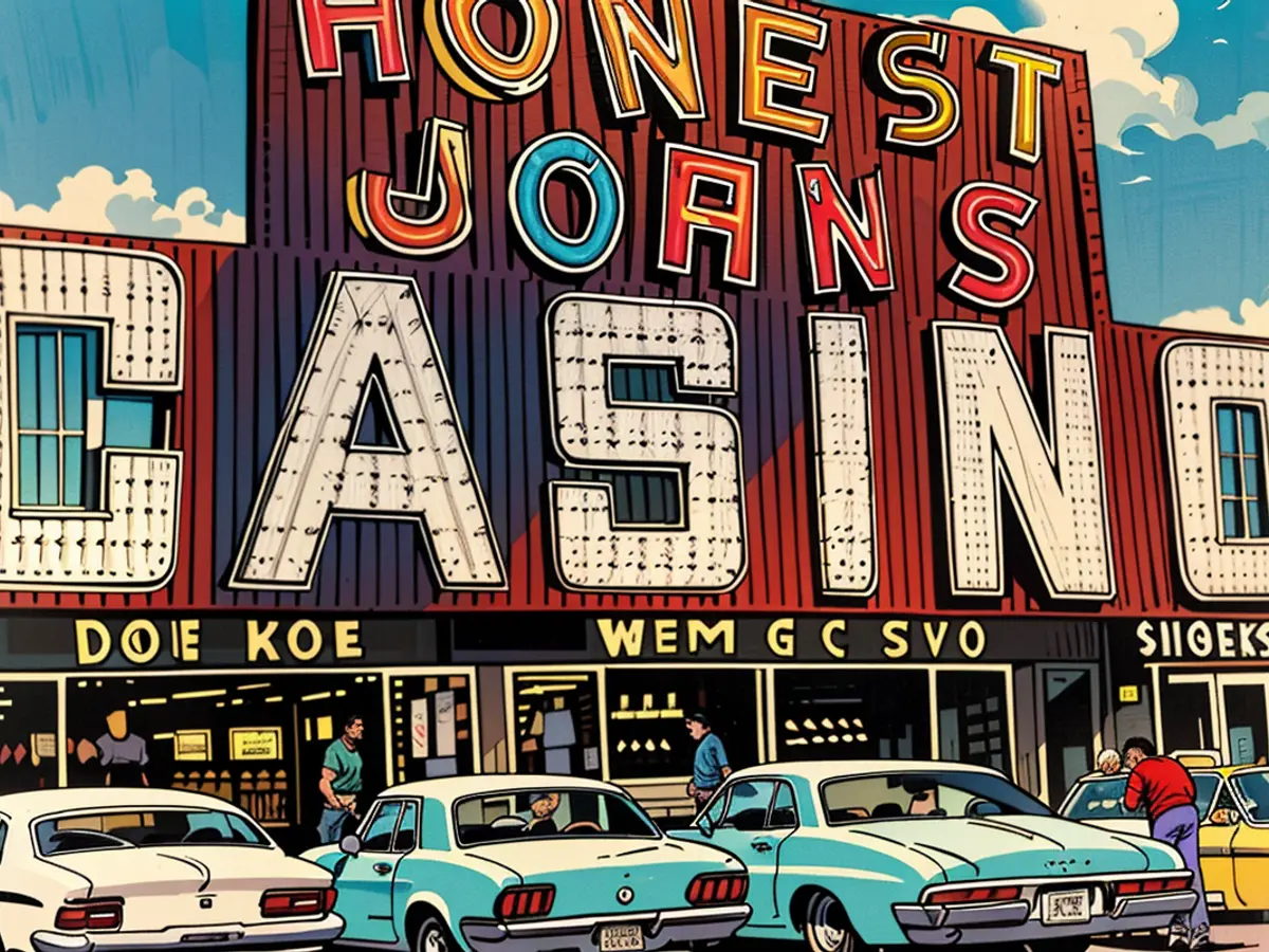 Honest John’s, formerly a barbershop and newsstand, became the first casino to occupy the site at North 3rd Street and Ogden Avenue.