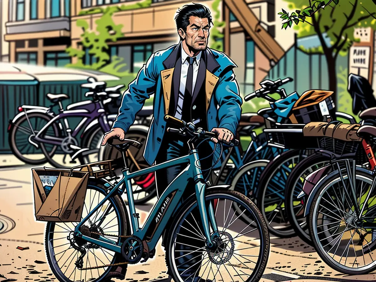 Cem Ozdemir tiene una limusina, pero se observa comunemente en bicicleta en el distrito gubernamental de Berlín