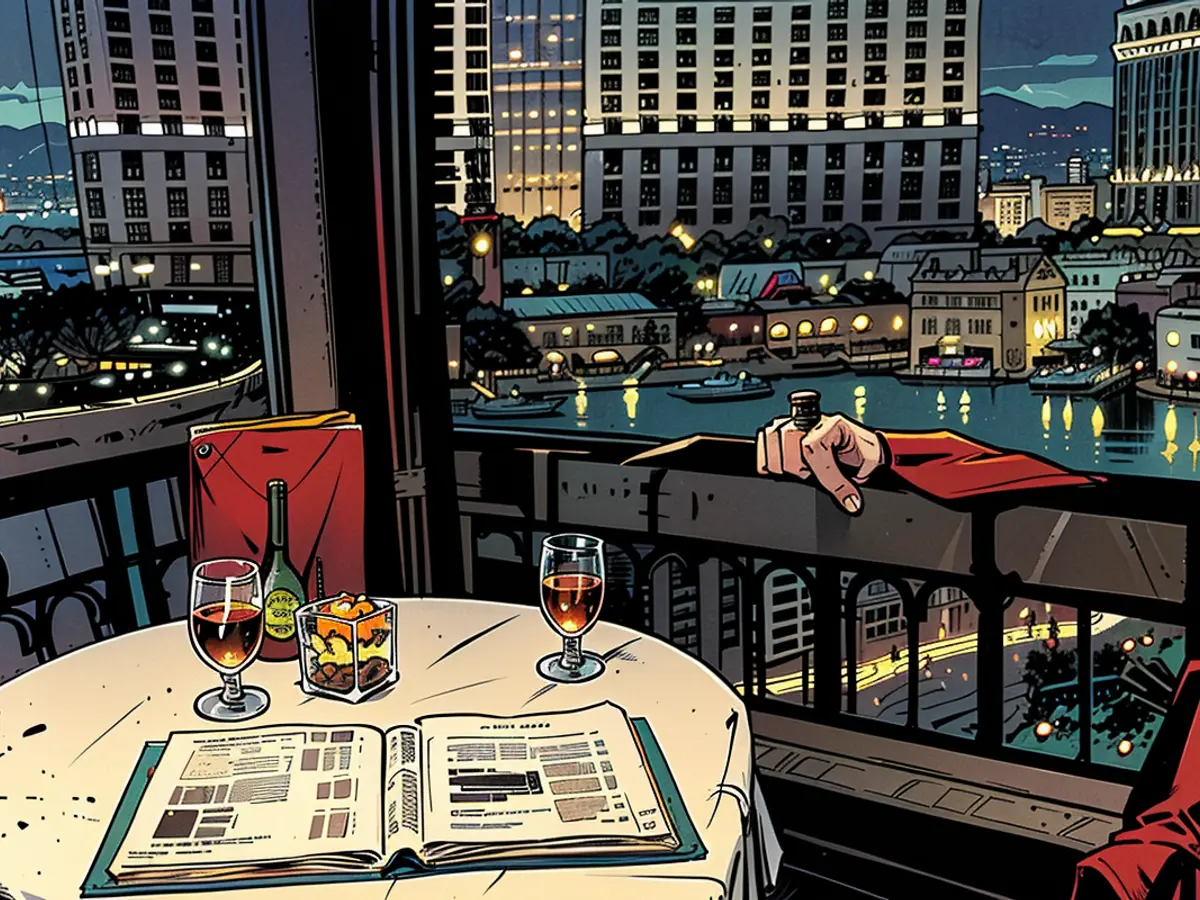 Table 56 offers a towering eyeful at the Eiffel Tower at Table 56.