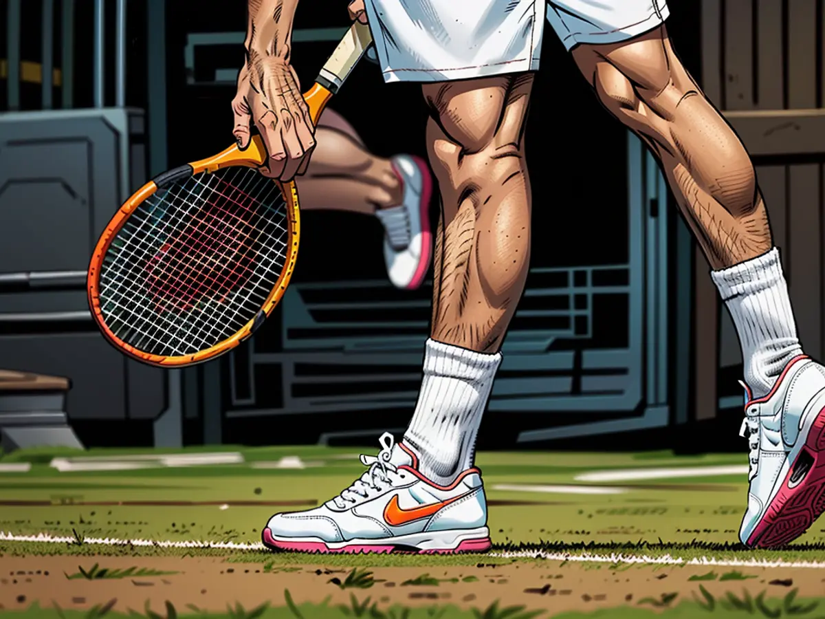 Gli stivali da tennis arancioni di Roger Federer di Nike erano stati vietati a Wimbledon dopo il suo incontro di primo turno del 2013, e le regole si sono treattate il ano seguente per i ricorrenze cromatiche.