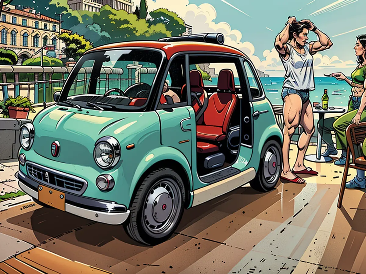 Le petite voiture électrique Topolino devrait attirer des jeunes clients pour Fiat grâce à son charme italien dès 2024.