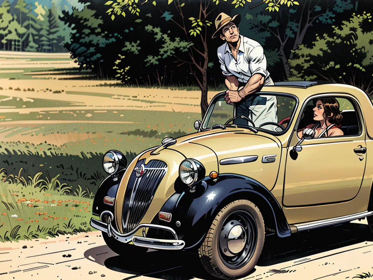 En 1936, avec la production en masse du premier voiturette à une conception enfantine, il y avait le Fiat 500 Topolino.
