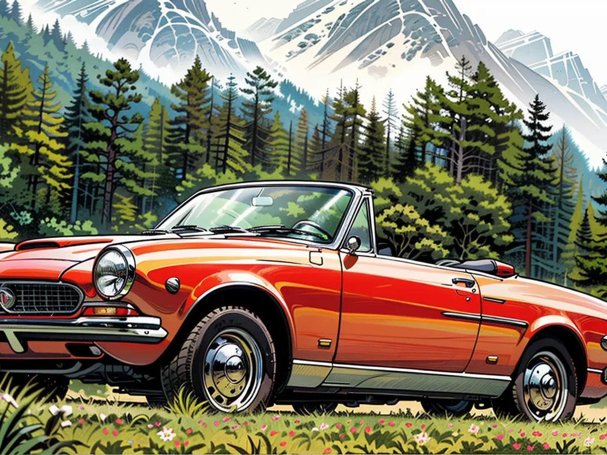 Des voitures sportives rapides et des cabriolets séduisants comme le 124 Spider construits à partir de 1966 figurent également dans la tradition Fiat.