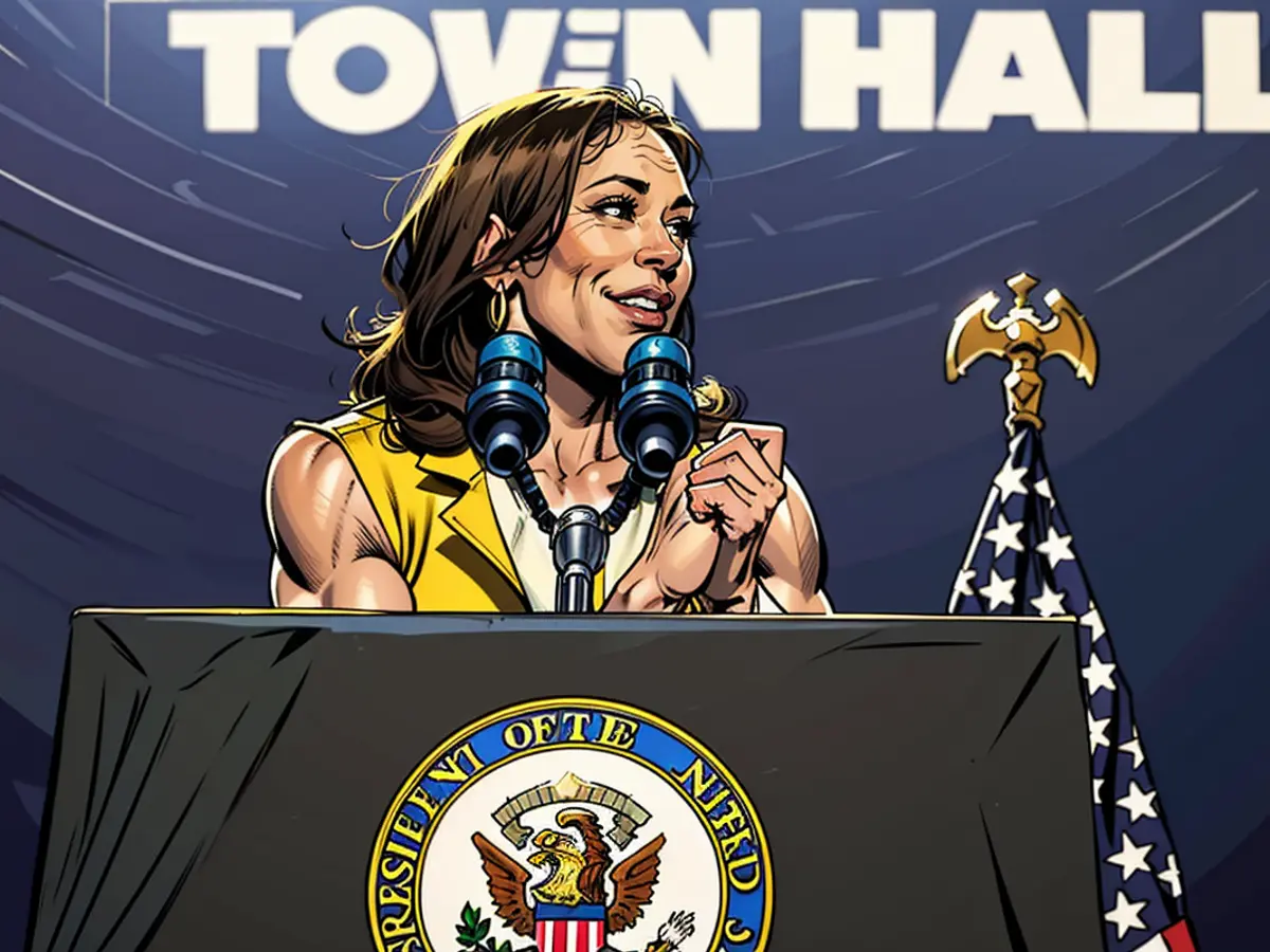 Vicepräsidentin Kamala Harris ist unter Demokraten als Argument angesehen, gegenüber Biden