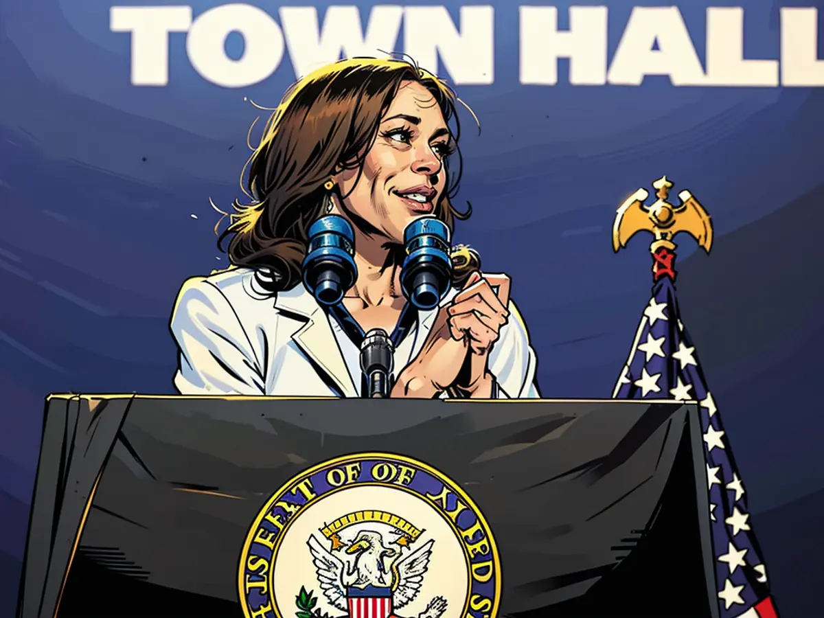 Vice-Présidente Kamala Harris est perçue comme une alternatives parmi les Democrates à Biden